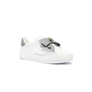 Kurt Geiger Skórzane sneakersy MINI LANEY BOW