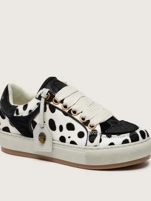 Kurt Geiger Skórzane sneakersy SOUTHBANK TAG | zamsz