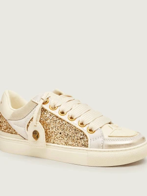 Kurt Geiger Sneakersy Southbank | zamsz złoty