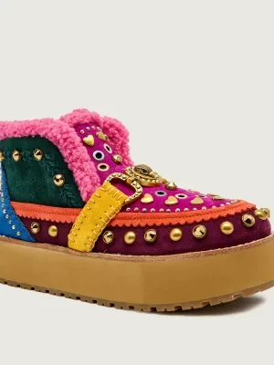 Kurt Geiger Śniegowce MANSION COSY | shearling | zamsz