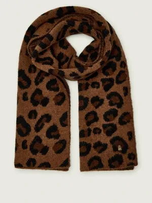 Kurt Geiger Szal LEOPARD | z dodatkiem wełny