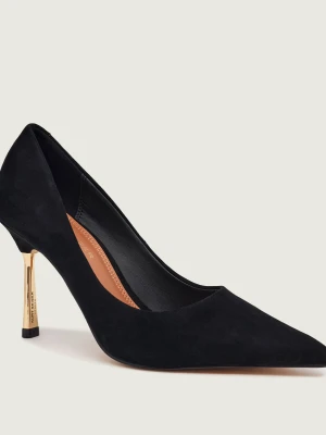 Kurt Geiger Szpilki Bank Court | zamsz czarny