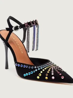 Kurt Geiger Szpilki KURT CRYSTAL | zamsz