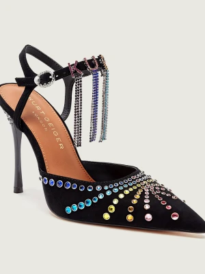 Kurt Geiger Szpilki KURT CRYSTAL | zamsz