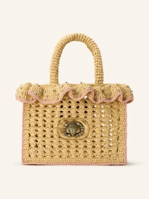 Kurt Geiger Torba Chelsa Large Z Kamieniami Ozdobnymi beige