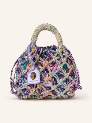 Kurt Geiger Torba Macrame Crystal Z Kamieniami Ozdobnymi lila purpurowy