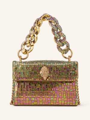 Kurt Geiger Torba Na Ramię Kensington Mini Z Kamieniami Ozdobnymi gold