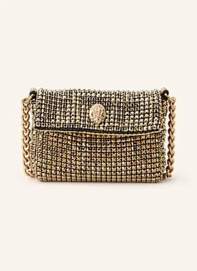 Kurt Geiger Torebka Micro Bag Z Ozdobnymi Kamykami gold