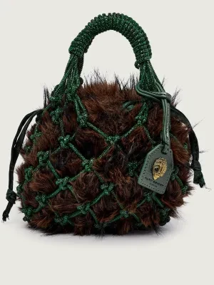 Kurt Geiger Torebka na ramię 2w1 MACRAME CRYSTAL