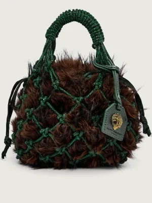 Kurt Geiger Torebka na ramię 2w1 MACRAME CRYSTAL