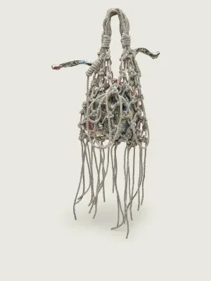 Kurt Geiger Torebka na ramię 2w1 MINI MACRAME CRYSTAL