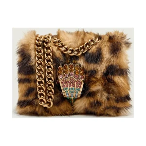 Kurt Geiger Torebka na ramię 690-MICRO KENSINGTON | shearling