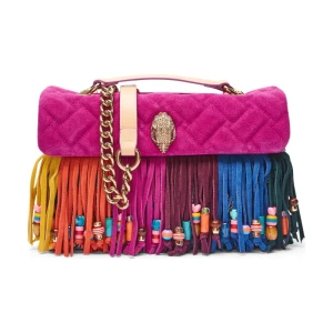 Kurt Geiger Torebka na ramię KENSINGTON FRINGE | z dodatkiem skóry