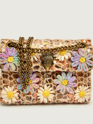 Kurt Geiger Torebka na ramię MINI KENSINGTON FLOWERS