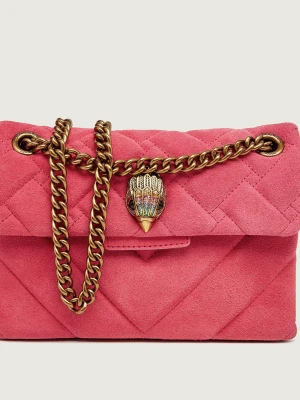 Kurt Geiger Torebka na ramię Mini Kensington | zamsz różowy