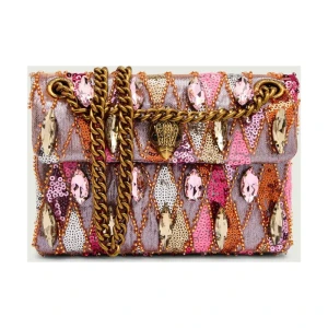 Kurt Geiger Torebka na ramię SEQUIN MINI KENSINGTON