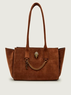Kurt Geiger Torebka na ramię Sloane | zamsz brązowy