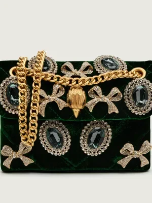 Kurt Geiger Torebka wieczorowa VELVET MINI KENSINGTON