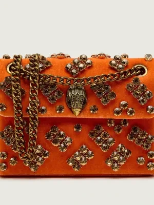 Kurt Geiger Torebka wieczorowa VELVET MINI KENSINGTON