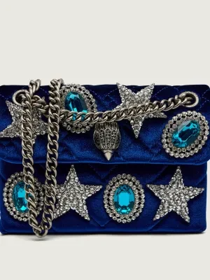 Kurt Geiger Torebka wieczorowa VELVET MINI KENSINGTON