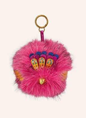 Kurt Geiger Zawieszka Do Torby Pom Pom Eagle Charm pink