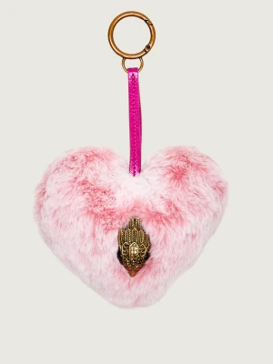 Kurt Geiger Zawieszka HEART F FUR CHARM | shearling