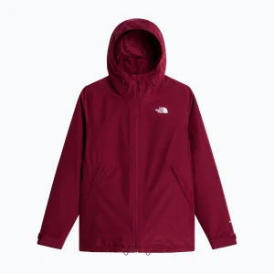Kurtka 3w1 damska The North Face Carto Mono Triclimate Hooded burgundy crush Bordowy