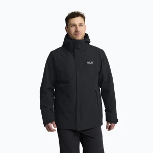 Kurtka 3w1 męska Jack Wolfskin Stonelite 3In1 phantom Czarny