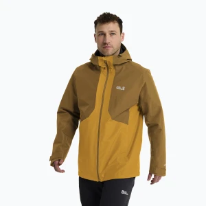Kurtka 3w1 męska Jack Wolfskin Stonetrail 3In1 burly yellow jw