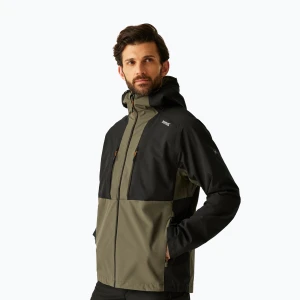 Kurtka 3w1 męska REGATTA Sacramento olive night/black