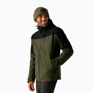 Kurtka 3w1 męska REGATTA Wentwood olive night/black