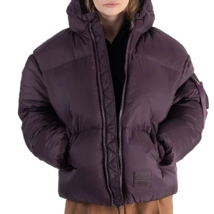 Kurtka Alpha Industries Cloud Puffer Bomber 148006719 - fioletowa