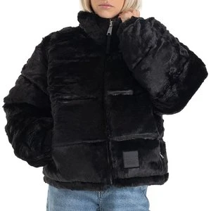 Kurtka Alpha Industries Fur Puffer Wmn 14800203 - czarna