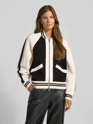 Kurtka baseballowa o kroju regular fit z mieszanki materiałów model ‘IDOL’ Essentiel Antwerp