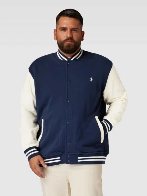 Kurtka baseballowa PLUS SIZE z wyhaftowanym logo Polo Ralph Lauren Big & Tall