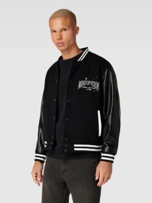 Kurtka baseballowa z kieszeniami zapinanymi na zatrzaski model ‘Archer Jacket’ Redefined Rebel