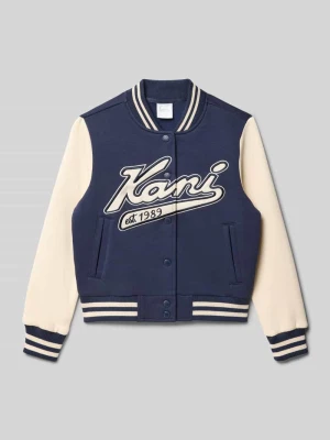 Kurtka baseballowa z listwą z zatrzaskami Karl Kani