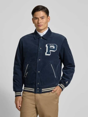 Kurtka baseballowa z listwą z zatrzaskami Polo Ralph Lauren
