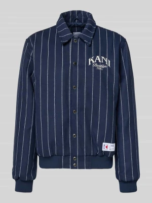 Kurtka baseballowa z wyhaftowanym logo Karl Kani
