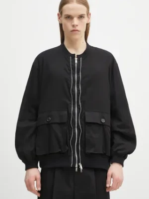 Undercover kurtka bawełniana Blouson kolor czarny  UC1E4206.2