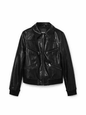 Kurtka biker w stylu retro Desigual