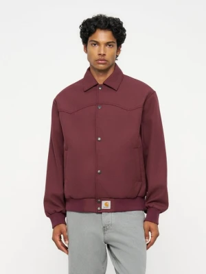 Kurtka Bomber Carhartt WIP ciemnoczerwony