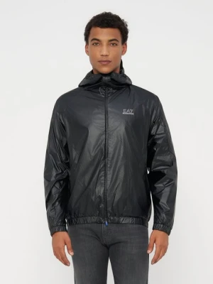 Kurtka Bomber EA7 Emporio Armani ciemnobrązowy