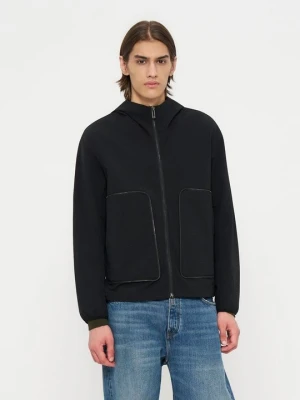 Kurtka Bomber Emporio Armani czarny melanż