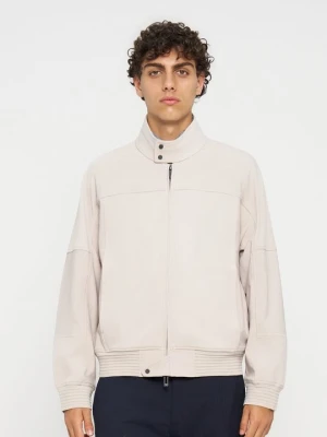 Kurtka Bomber Emporio Armani srebrny