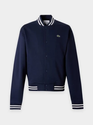 Kurtka bomber Lacoste niebieski