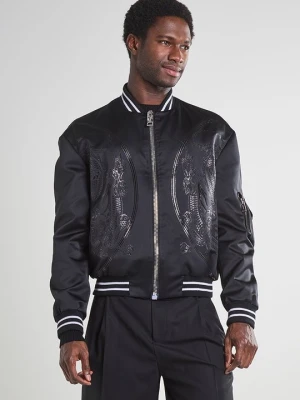 Kurtka Bomber Les Hommes czarny