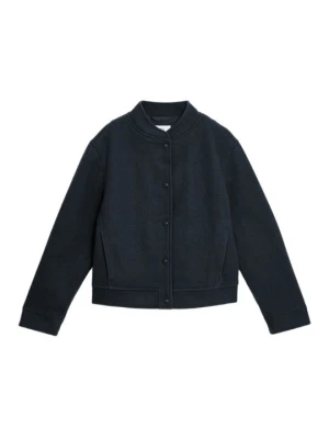 Kurtka Bomber Marks & Spencer granatowy melanż