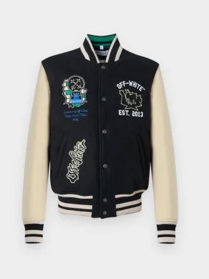 Kurtka Bomber Off White czarny