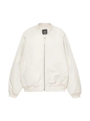 Kurtka Bomber PULL&BEAR biały
